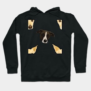 Black Puppies - White Puppies - Cute dog pattern Hoodie